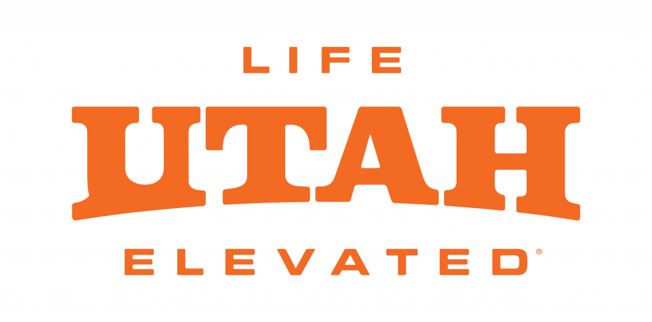 UTAH LIFE ELEVATED logo orange
