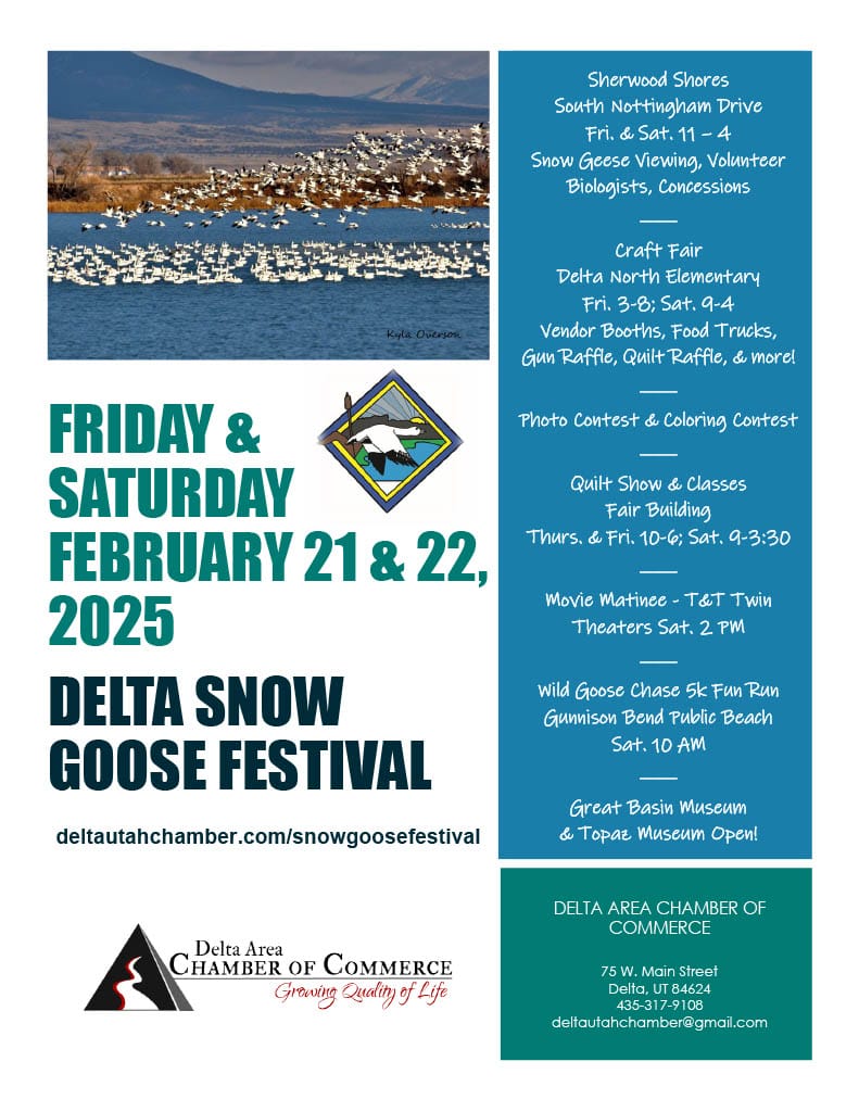 2025 Snow Geese Festival Flyer