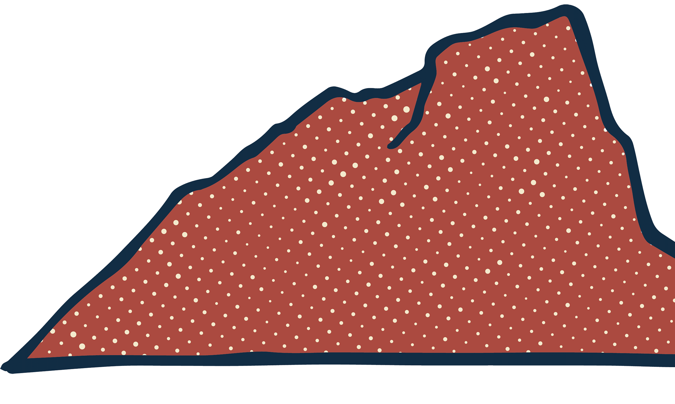 red mountain illustration