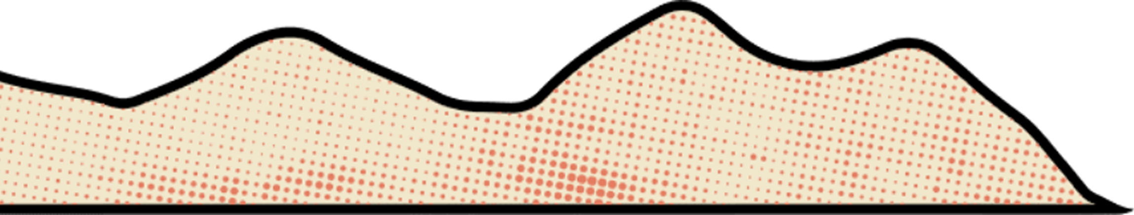 tan mountain illustration