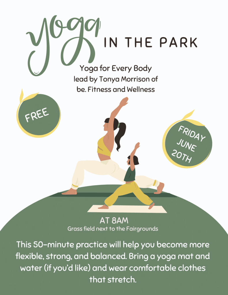 Yoga in the Park Flyer